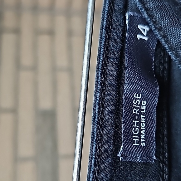 J Jill Denim Jeans High Rise Straight Leg Sz 14 - Picture 3 of 10